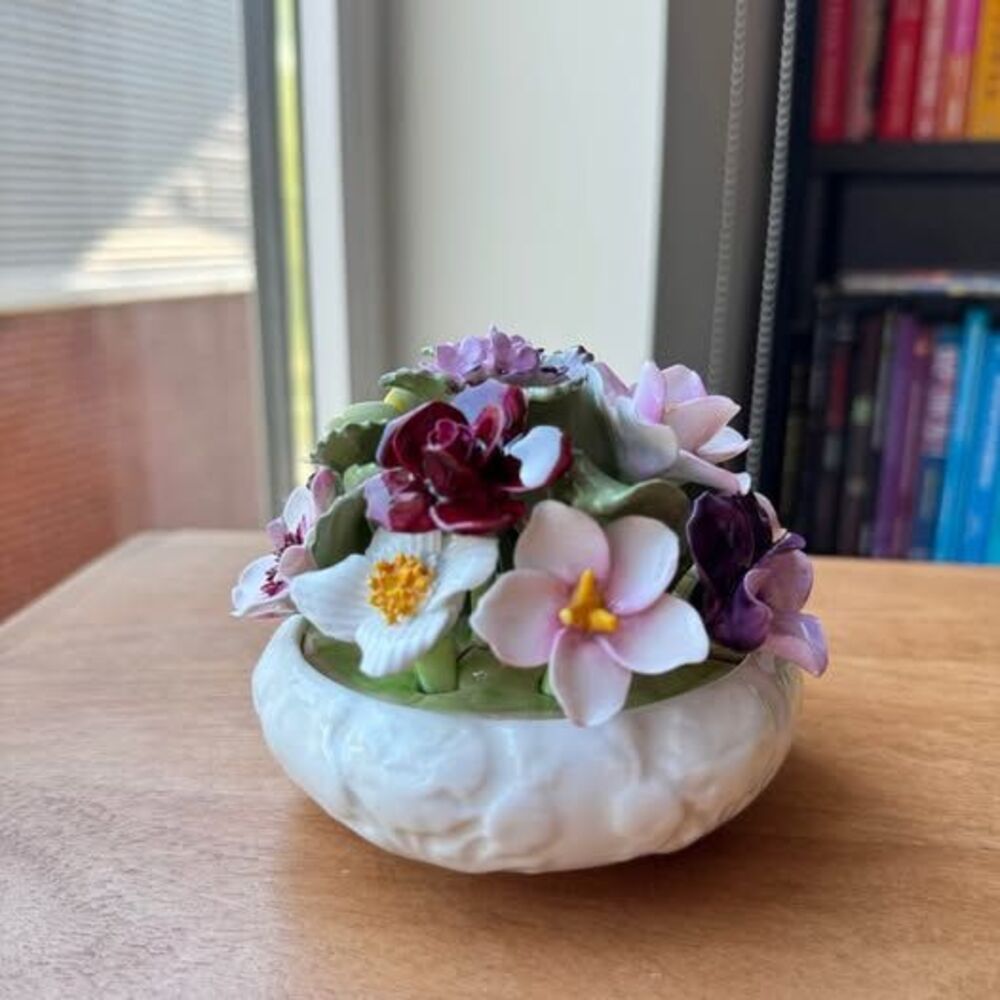 Vintage Aynsley Bone China Family of Flowers Bouquet 1976 England Cottagecore